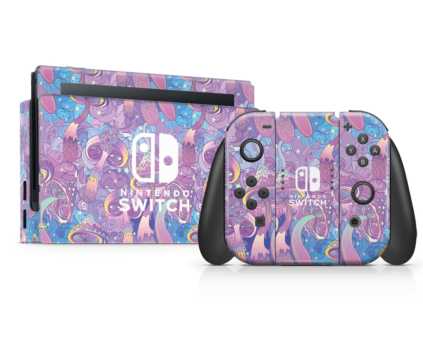 Psychedelic Mushroom Nintendo Switch Skin