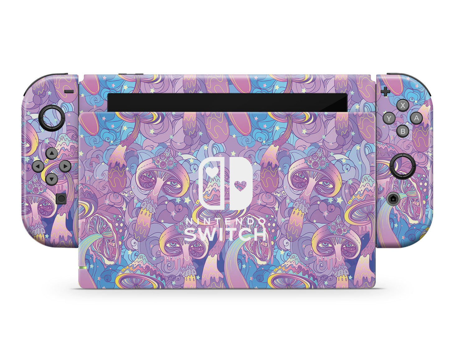 Psychedelic Mushroom Nintendo Switch Skin