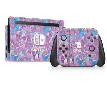 Psychedelic Mushroom Nintendo Switch Skin