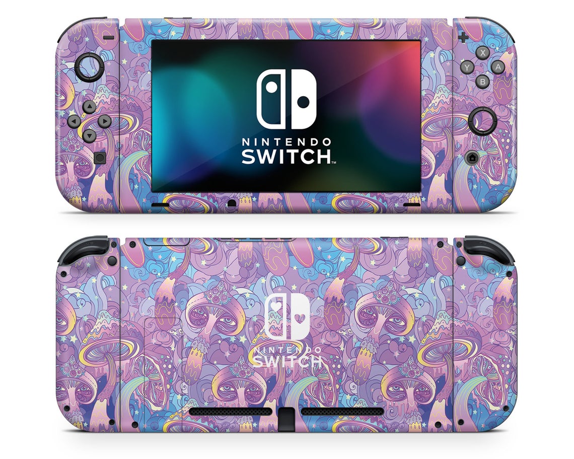 Psychedelic Mushroom Nintendo Switch Skin