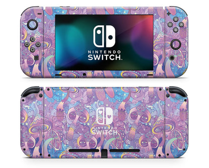 Psychedelic Mushroom Nintendo Switch Skin