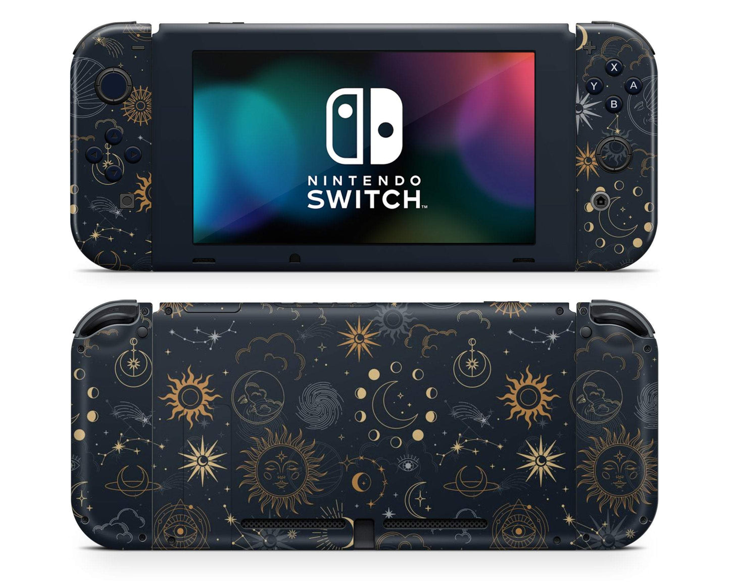 Constellation Stargazing Night Sky Nintendo Switch Skin