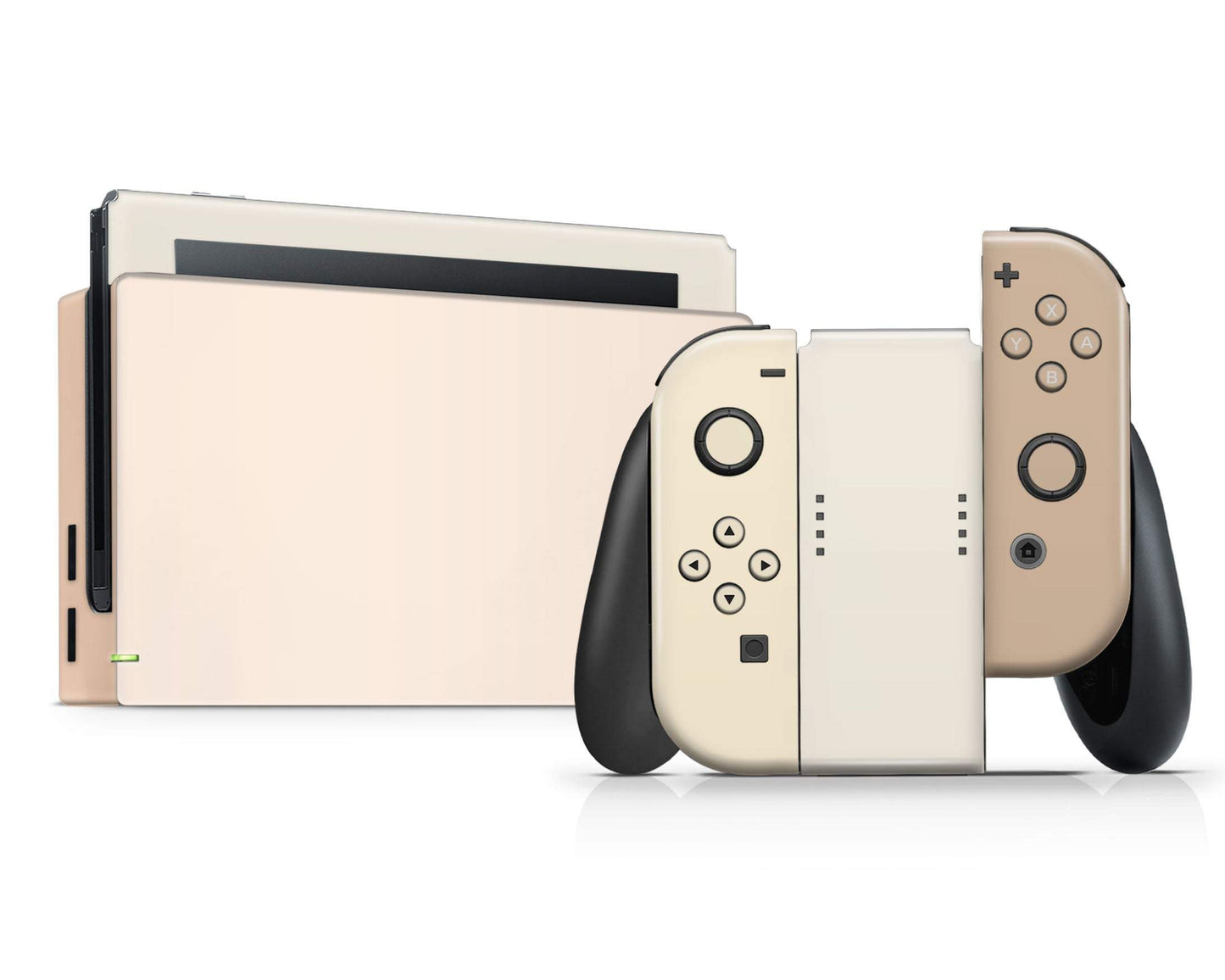 Lux Skins Nintendo Switch Creme Caramel Classic no logo Skins - Solid Colours Colour Blocking Skin