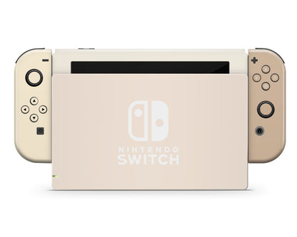 Creme Caramel Nintendo Switch Skin