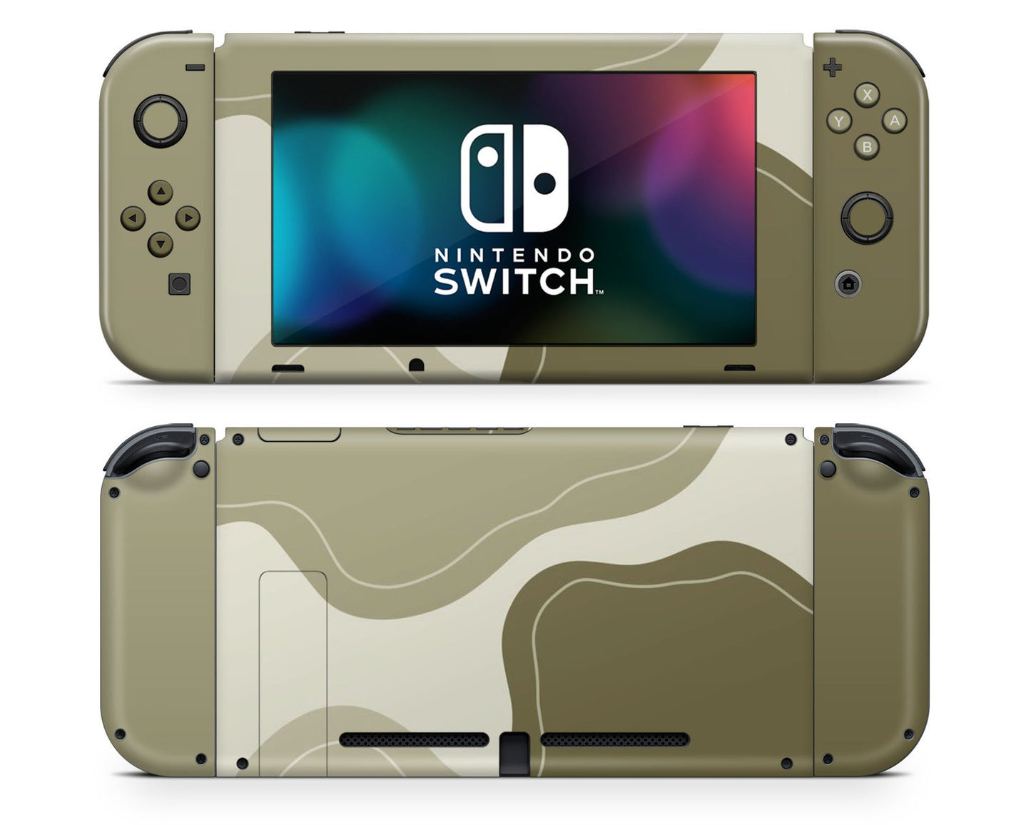 Wild Sage Khaki Forest Nintendo Switch Skin