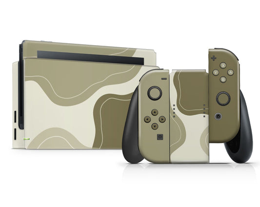 Wild Sage Khaki Forest Nintendo Switch Skin