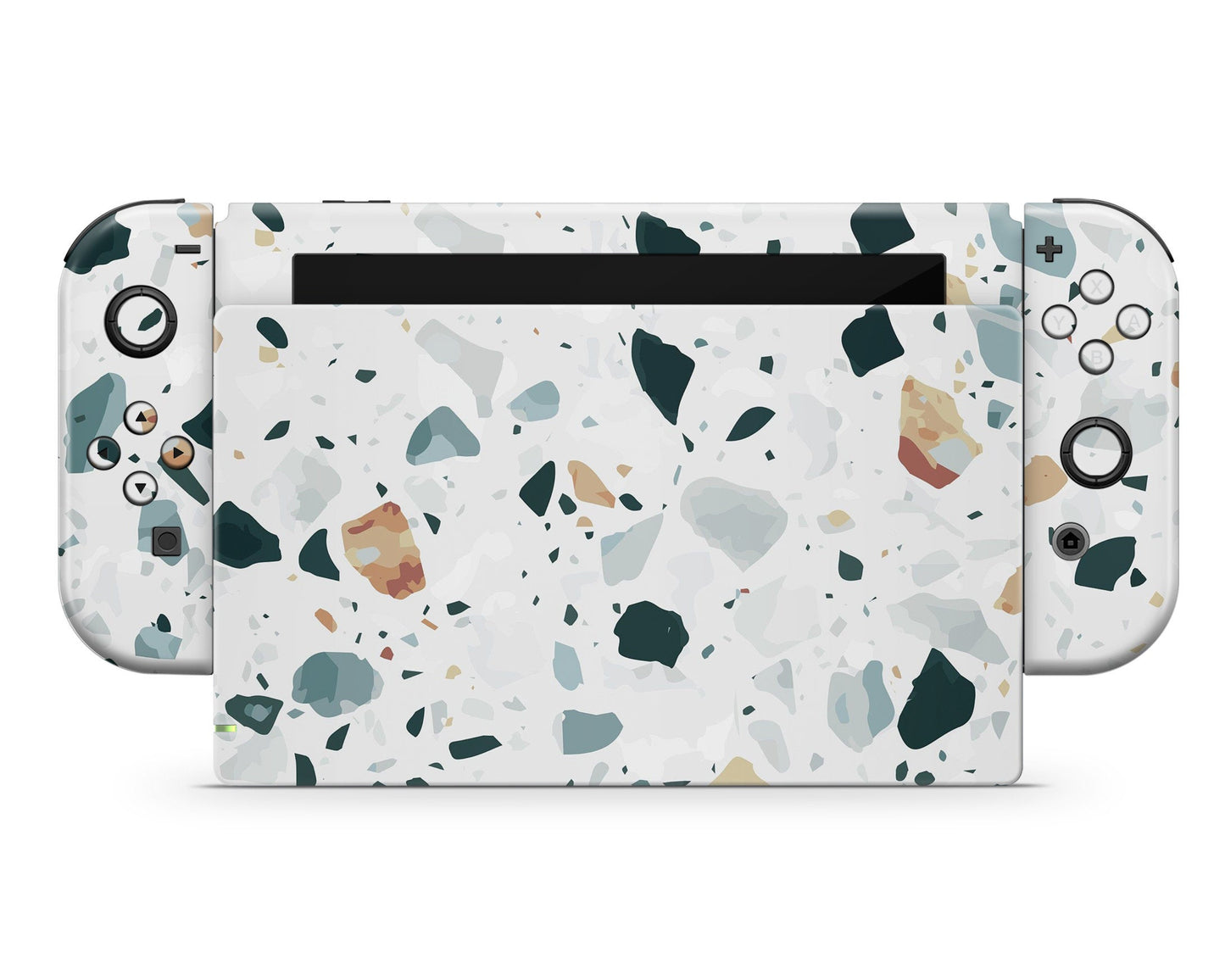 Ice Terrazzo Nintendo Switch OLED Skin