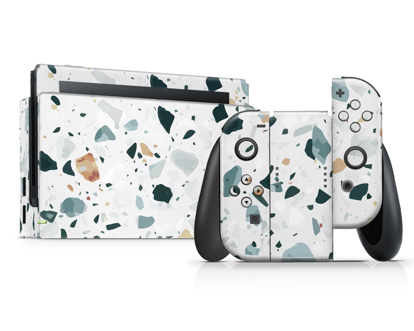 Ice Terrazzo Nintendo Switch OLED Skin