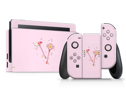 Lux Skins Nintendo Switch Cardcaptor Sakura Wand Full Set Skins - Pop culture Cardcaptor Sakura Skin