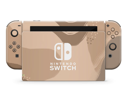 Coffee Frappe Nude Beige Nintendo Switch Skin