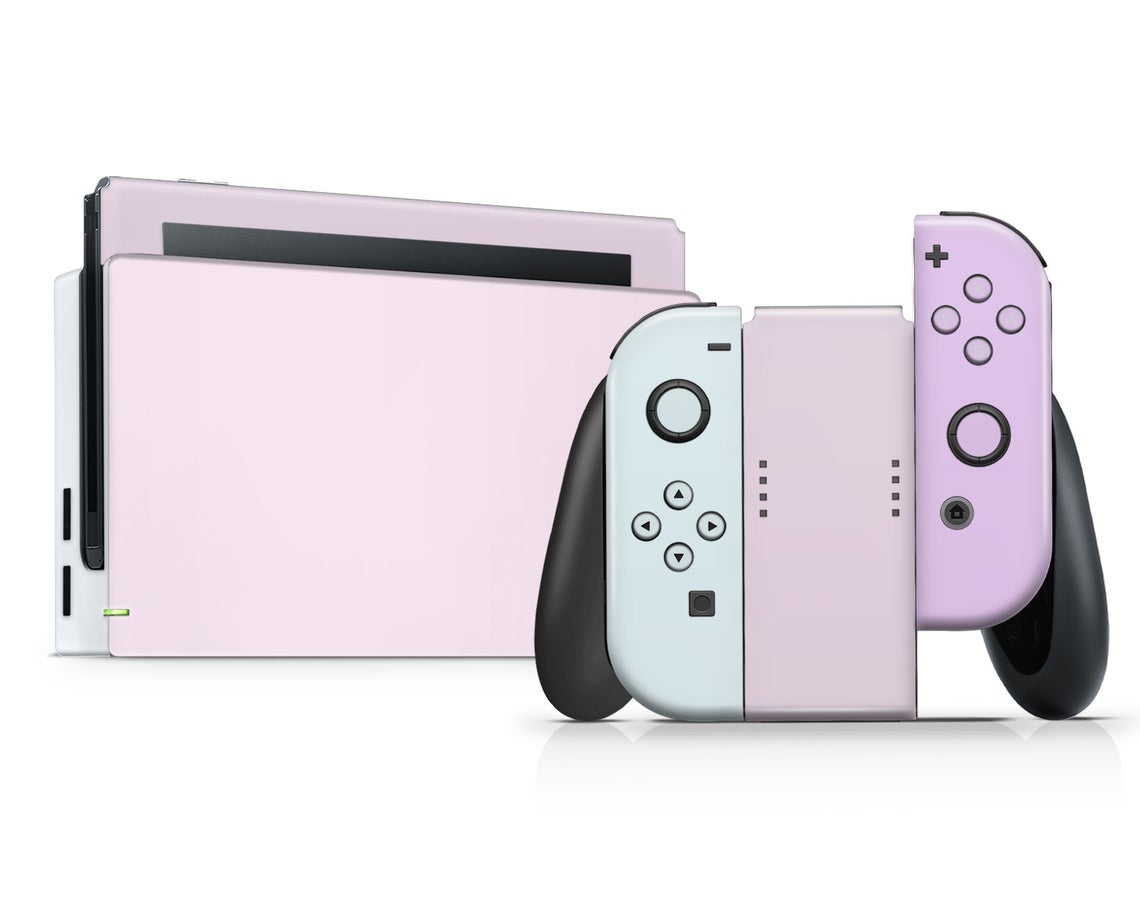 Pastel Cotton Candy Nintendo Switch Skin