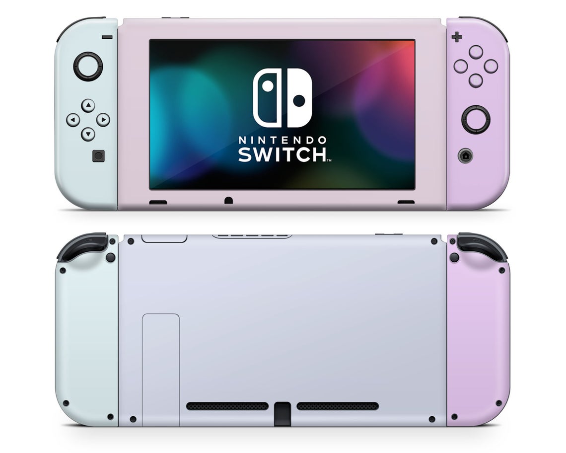 Pastel Cotton Candy Nintendo Switch Skin