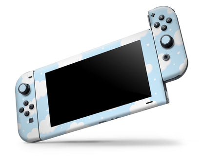 Blue Sky Clouds Nintendo Switch Skin