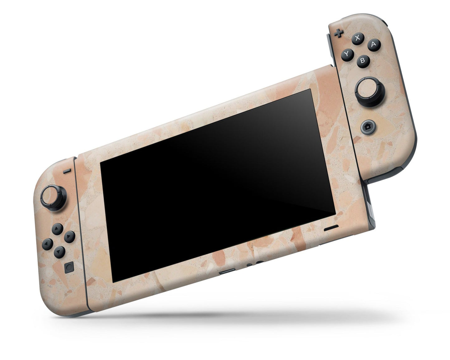 Rosy Blush Terrazzo Nintendo Switch Skin