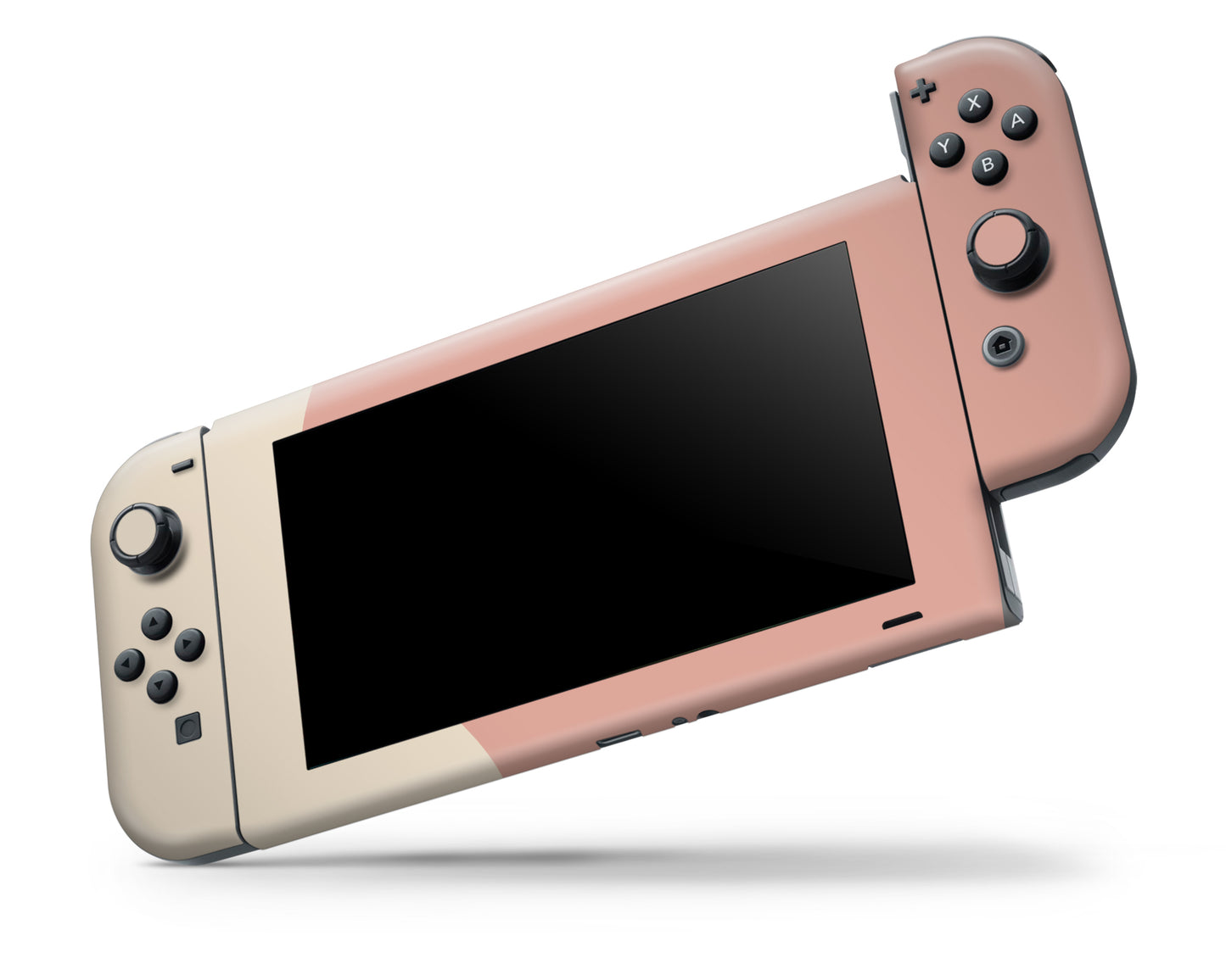 Two Tone Peach Cream Nintendo Switch Skin