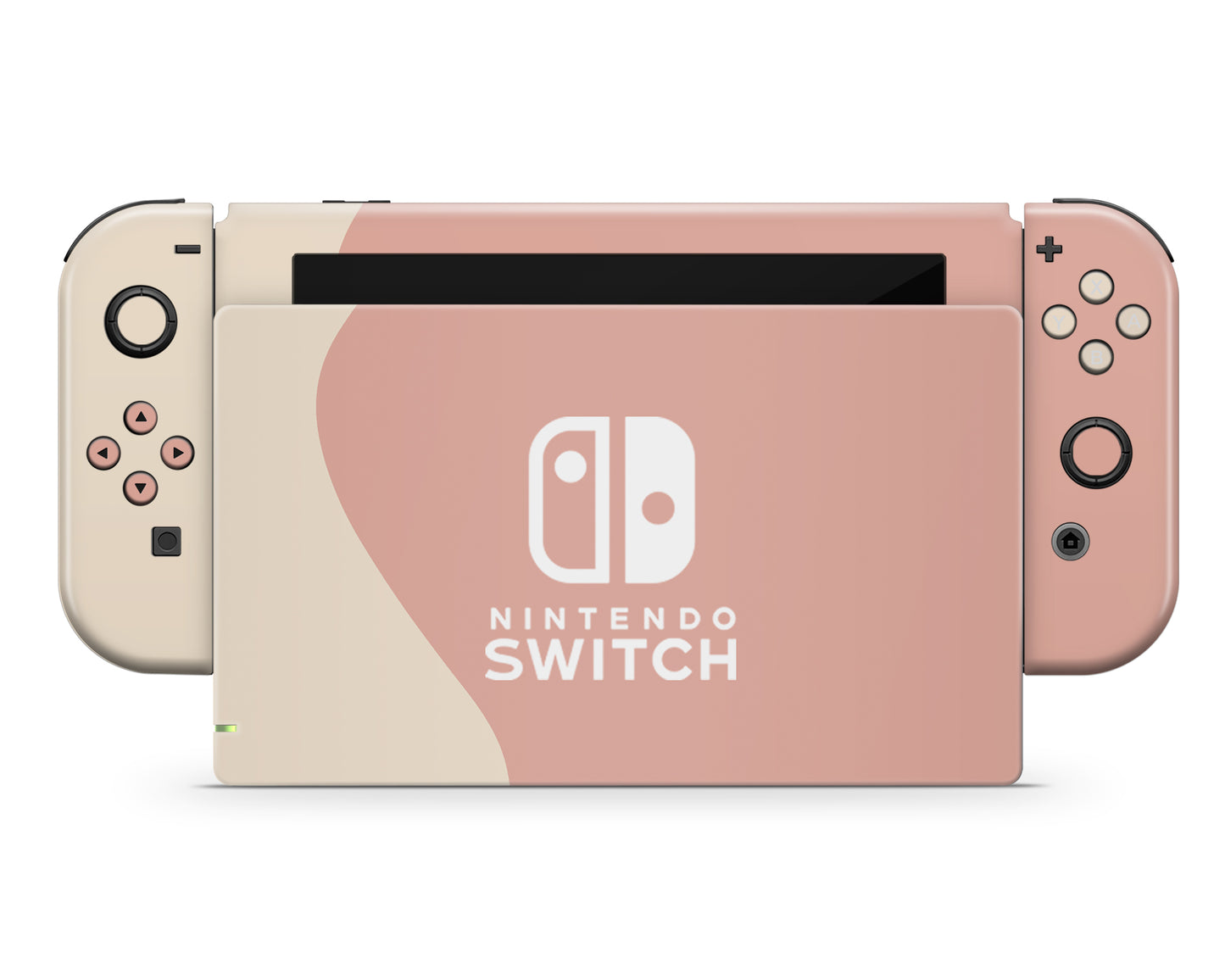 Two Tone Peach Cream Nintendo Switch Skin