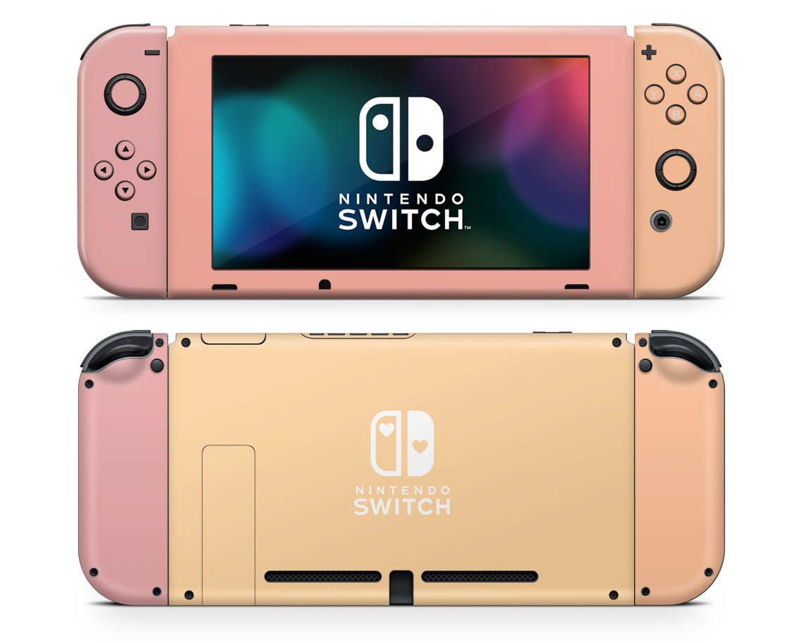 Peach Mango Sorbet Nintendo Switch Skin