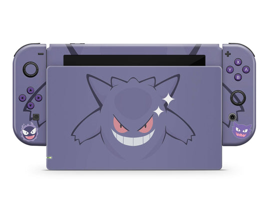 Lux Skins Nintendo Switch Pokemon Gengar Evolution Full Set Skins - Pop culture Pokemon Skin