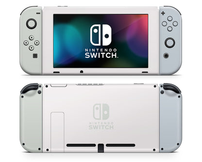 Soft Ocean Breeze Pale Blue Nintendo Switch Skin