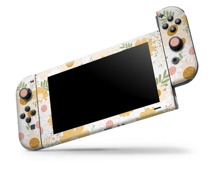 Sunshine Daisy Spring Floral Nintendo Switch Skin