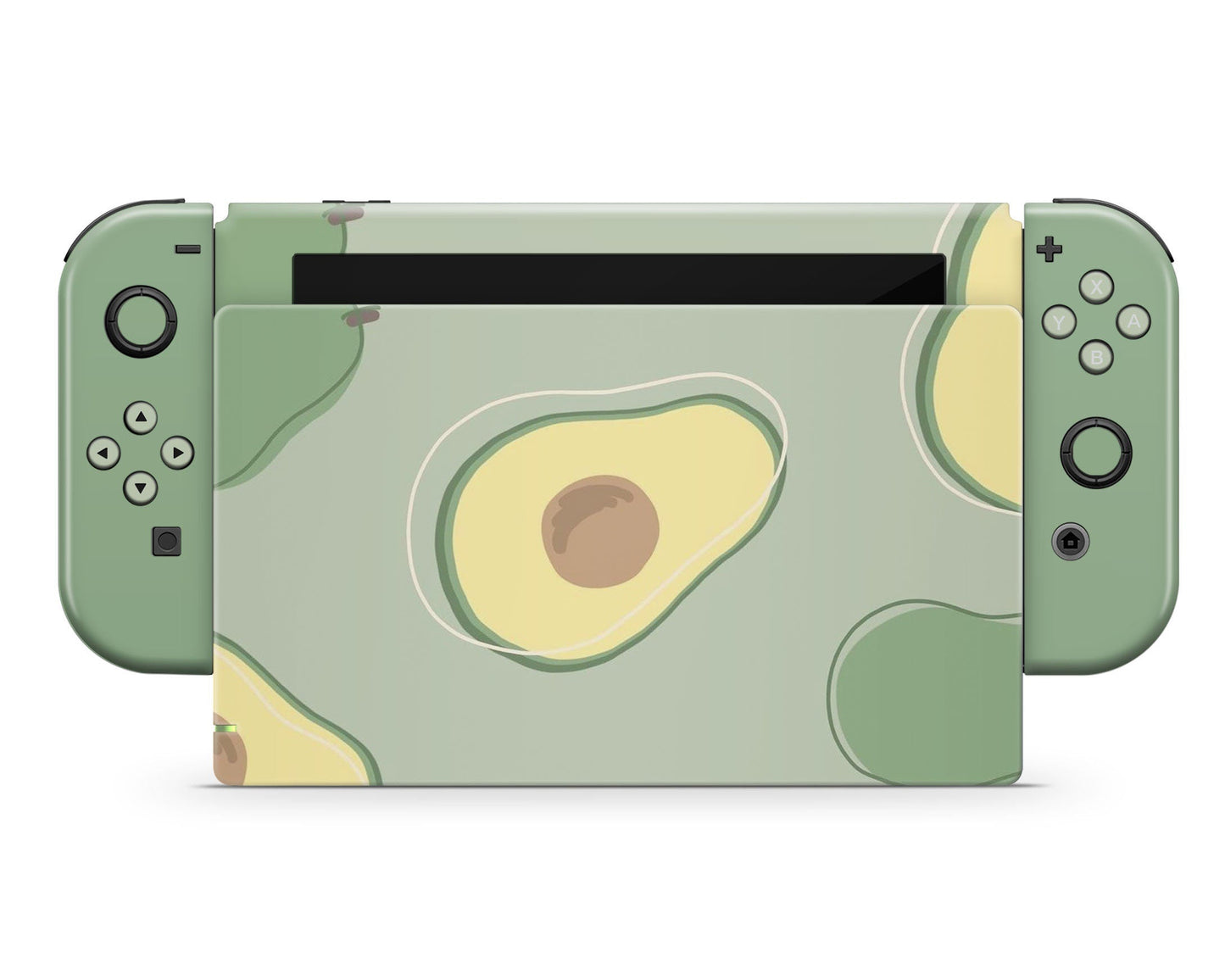 Lux Skins Nintendo Switch Avocado Time Full Set Skins - Art Cute Skin