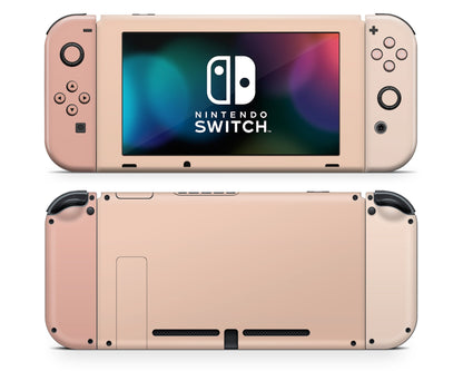 Lux Skins Nintendo Switch Creme de Nude Classic no logo Skins - Solid Colours Colour Blocking Skin