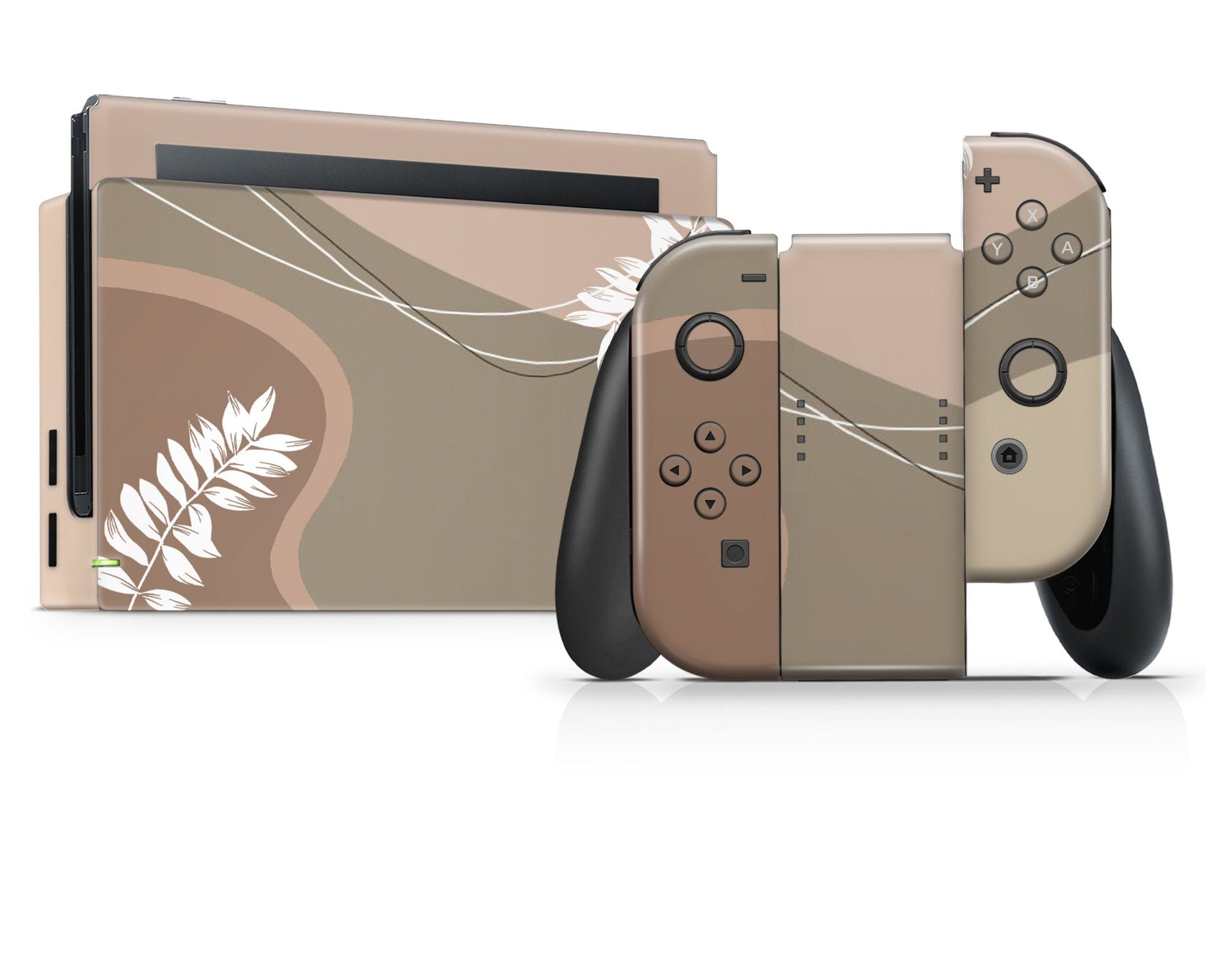 Lux Skins Nintendo Switch Desert Meets Forest Classic no logo Skins - Art Floral Skin