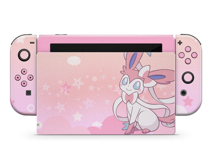 Lux Skins Nintendo Switch Pokemon Sylveon Full Set Skins - Pop culture Pokemon Skin