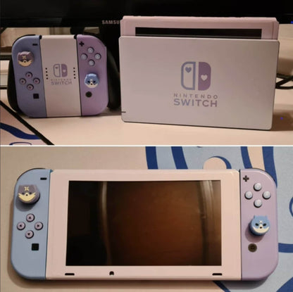 Purple Haze Retro Color Blocking Nintendo Switch Skin