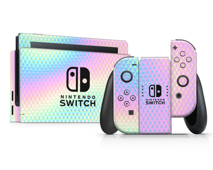 Holographic Diamond Nintendo Switch Skin