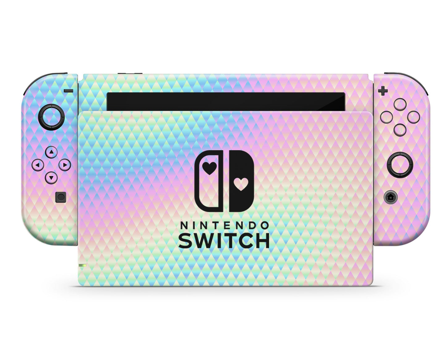 Holographic Diamond Nintendo Switch Skin