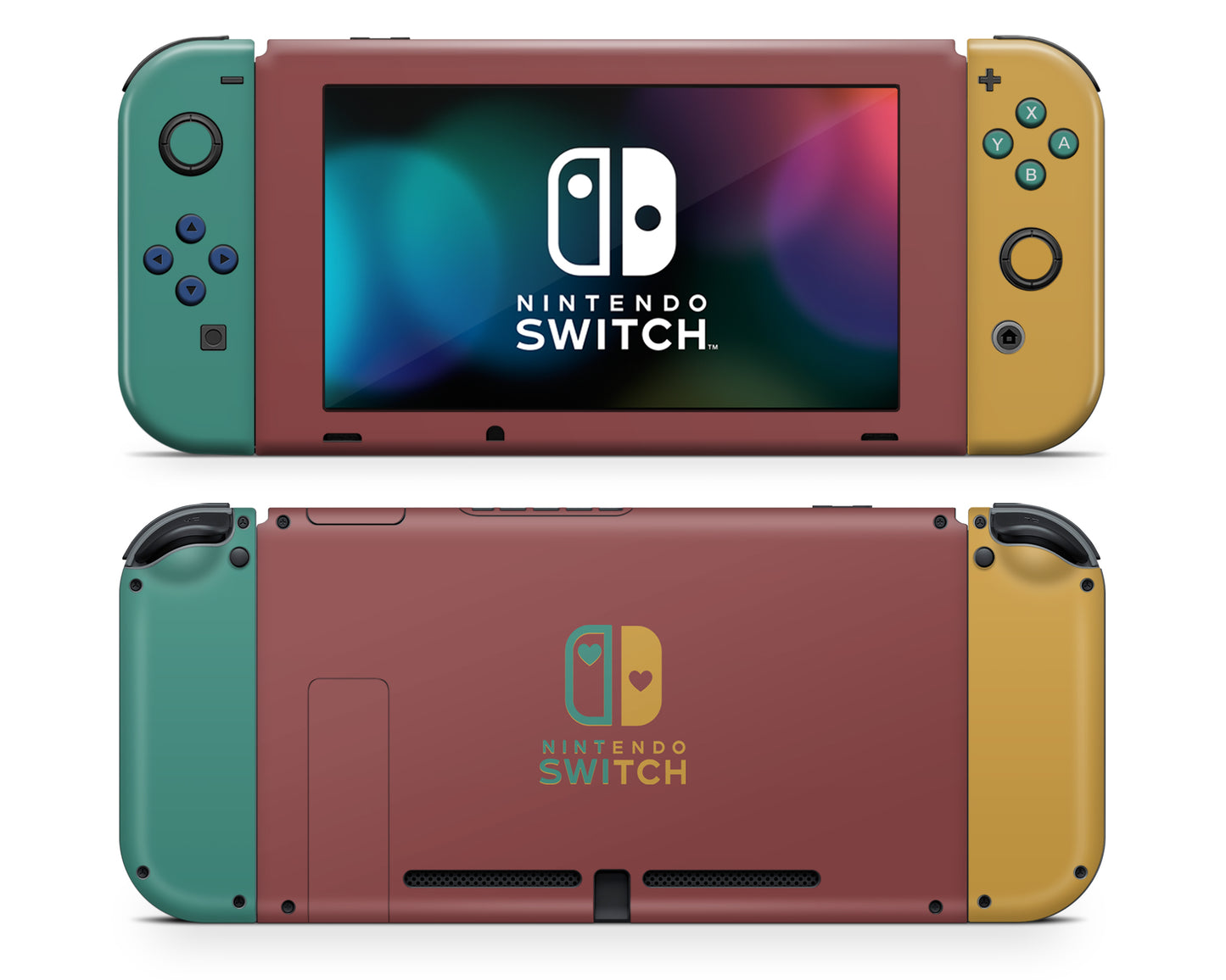 Retro Fearless Color Blocking Nintendo Switch Skin