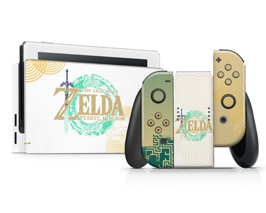 Lux Skins Nintendo Switch Legend of Zelda Tears of the Kindgom Full Set Skins - Pop culture Zelda Skin