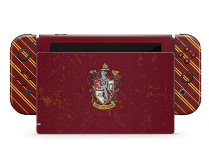 Lux Skins Nintendo Switch Harry Potter Gryffindor Full Set Skins - Pop culture Harry Potter Skin