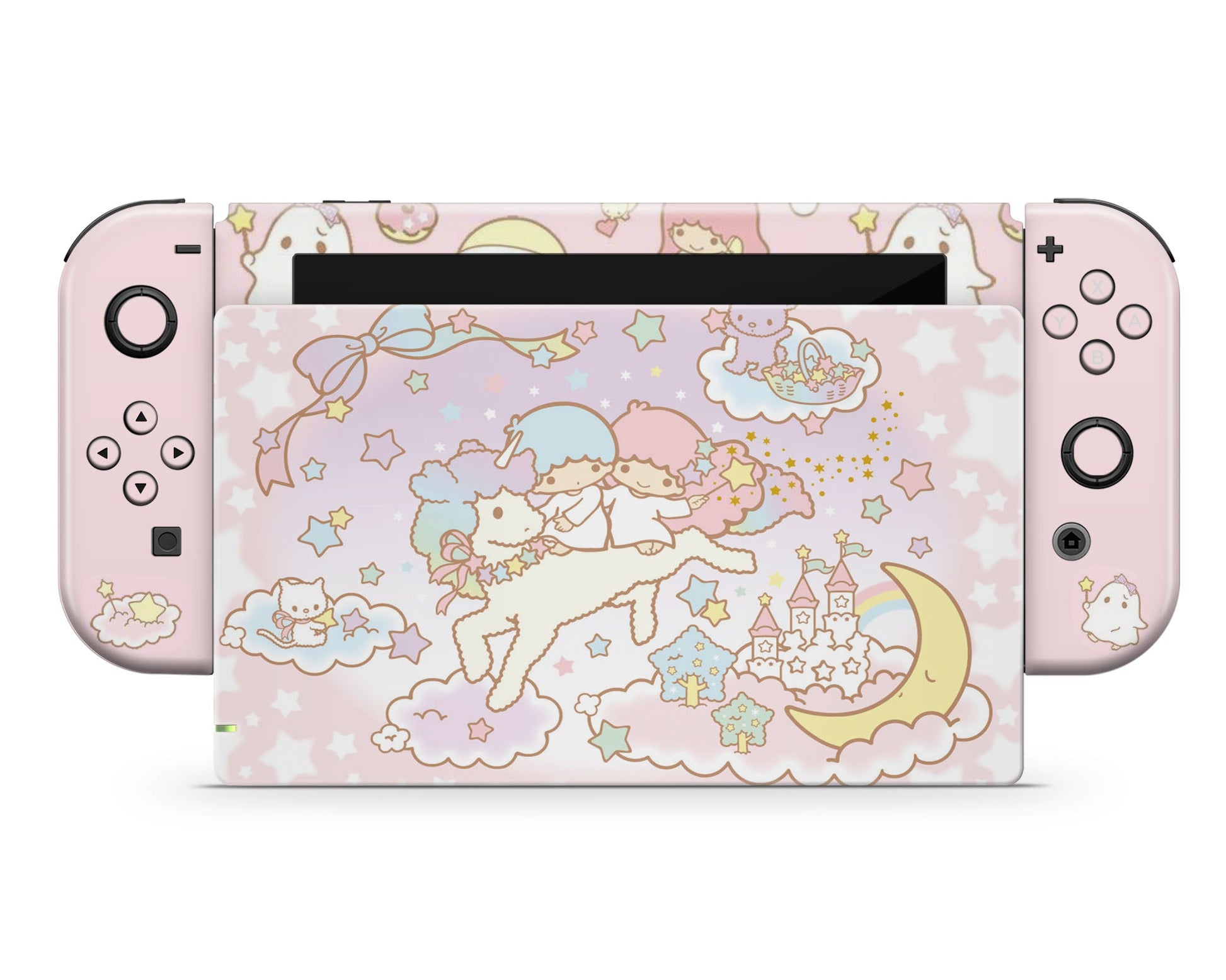 Lux Skins Nintendo Switch Little Twin Stars Pony Full Set Skins - Anime Little Twin Stars Skin