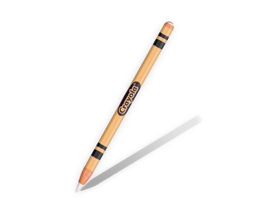 Lux Skins Apple Pencil Crayloa Orange 1st Generation Skins - Art Crayola Series Skin