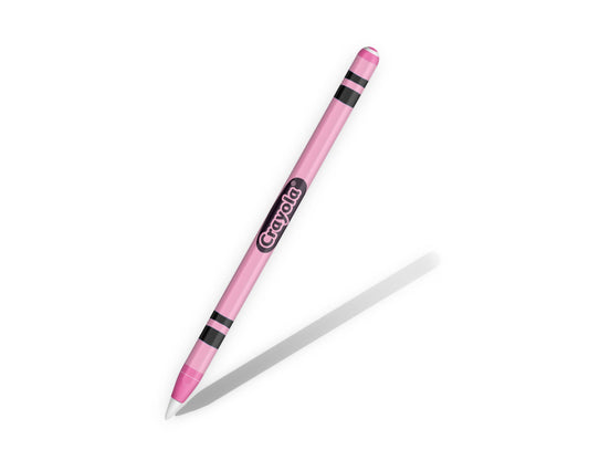 Lux Skins Apple Pencil Crayloa Pink 1st Generation Skins - Art Crayola Series Skin