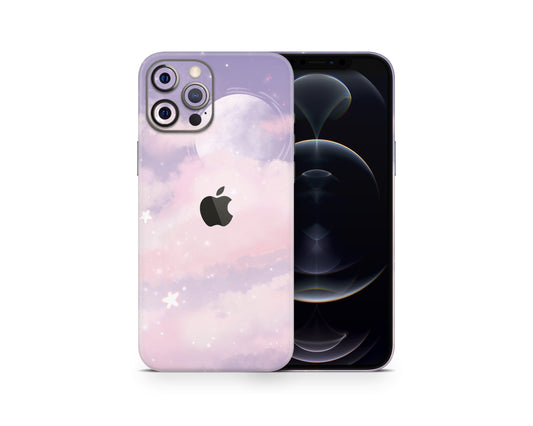 Lux Skins iPhone Purple Clouds iPhone 13 Pro Max Skins - Clouds Cute Skin