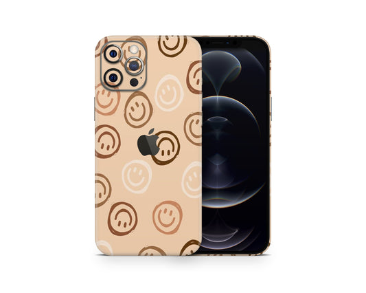 Lux Skins iPhone Latte Smileys iPhone 13 Pro Max Skins - Art Artwork Skin