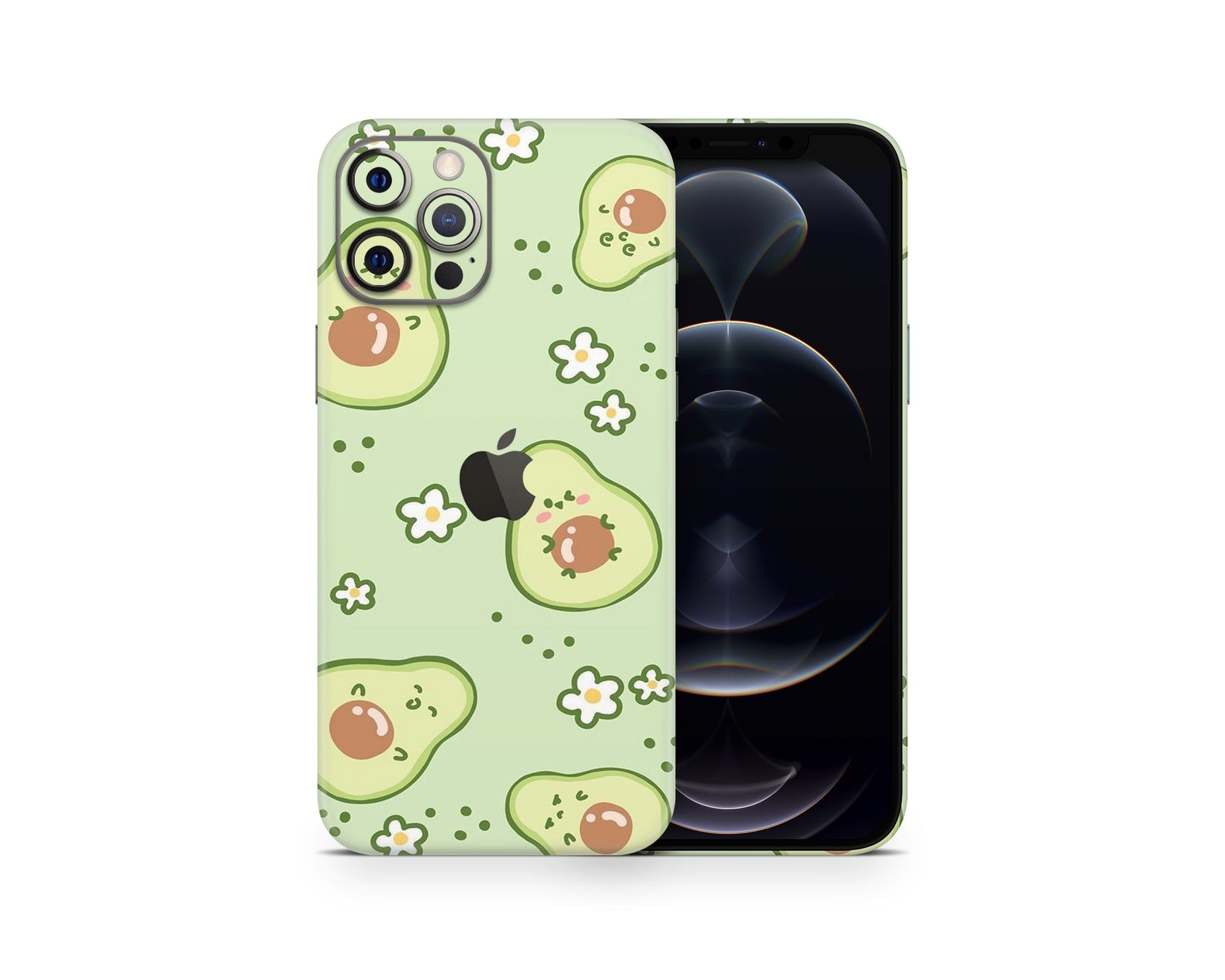 Lux Skins iPhone Cute Avocado Pattern iPhone 13 Pro Max Skins - Art Fruits Skin