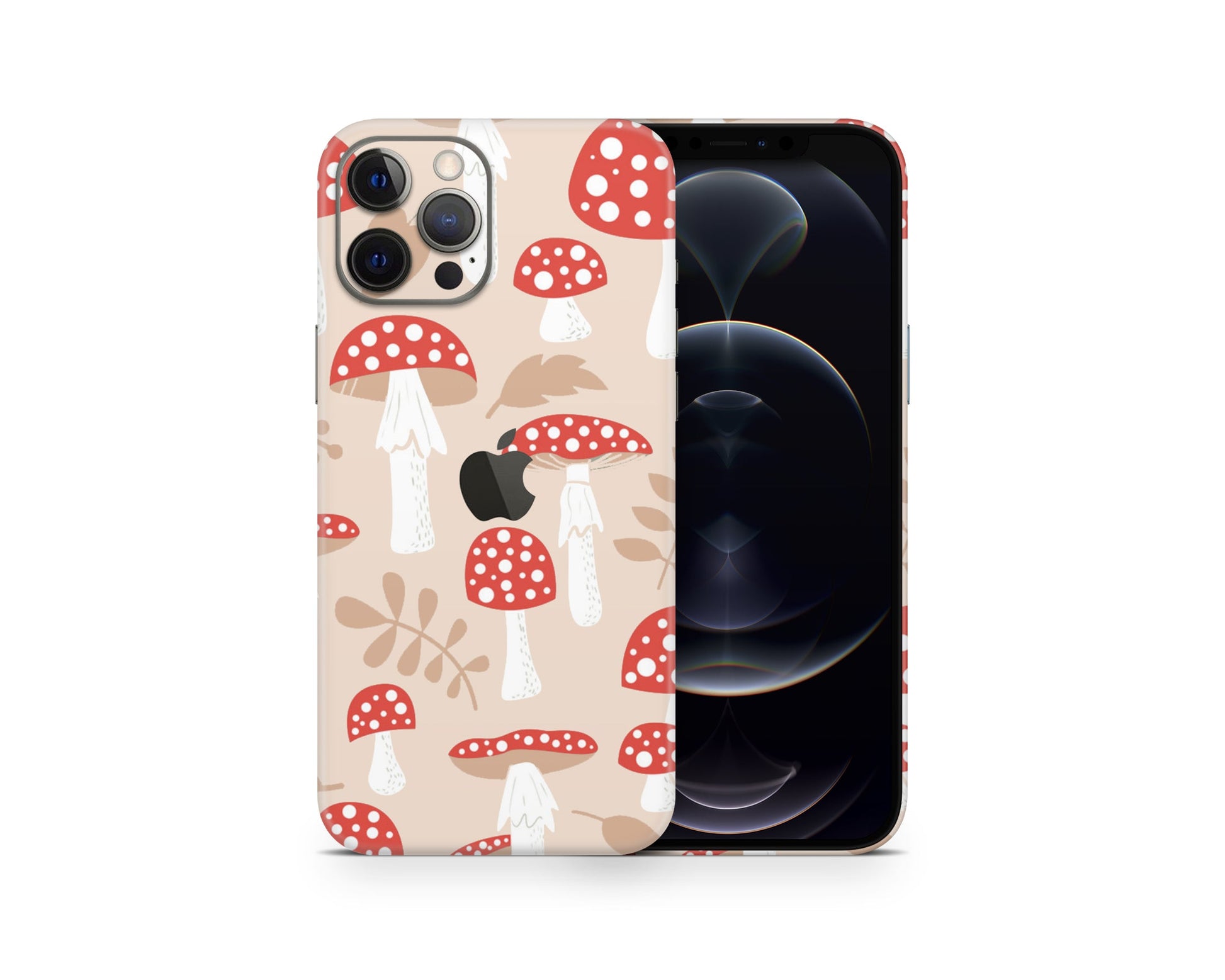 Lux Skins iPhone Beige Mushroom Farm iPhone 13 Pro Max Skins - Art Artwork Skin