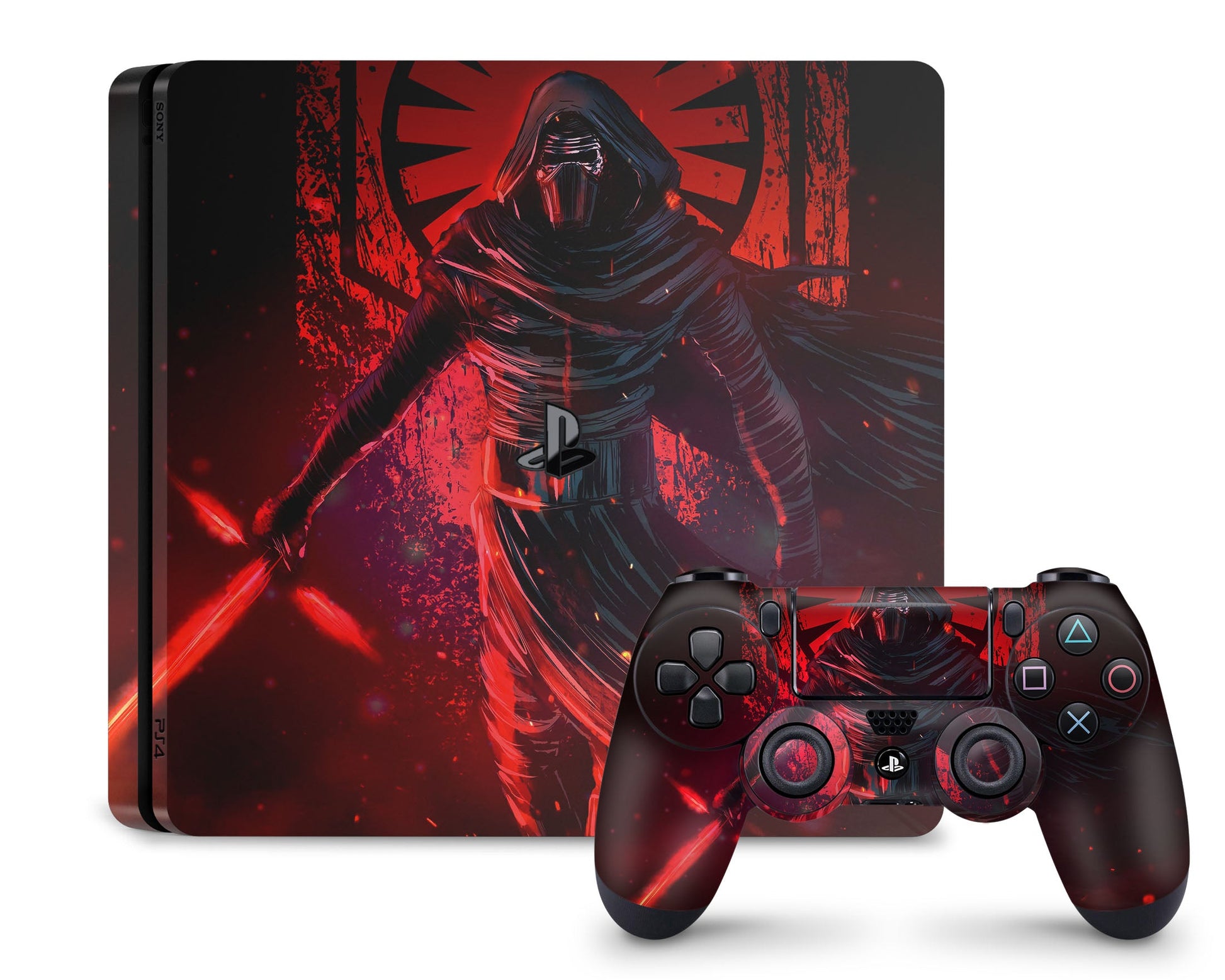 Lux Skins PS4 Star Wars Kylo Ren Red PS4 Skins - Pop culture Star Wars Skin