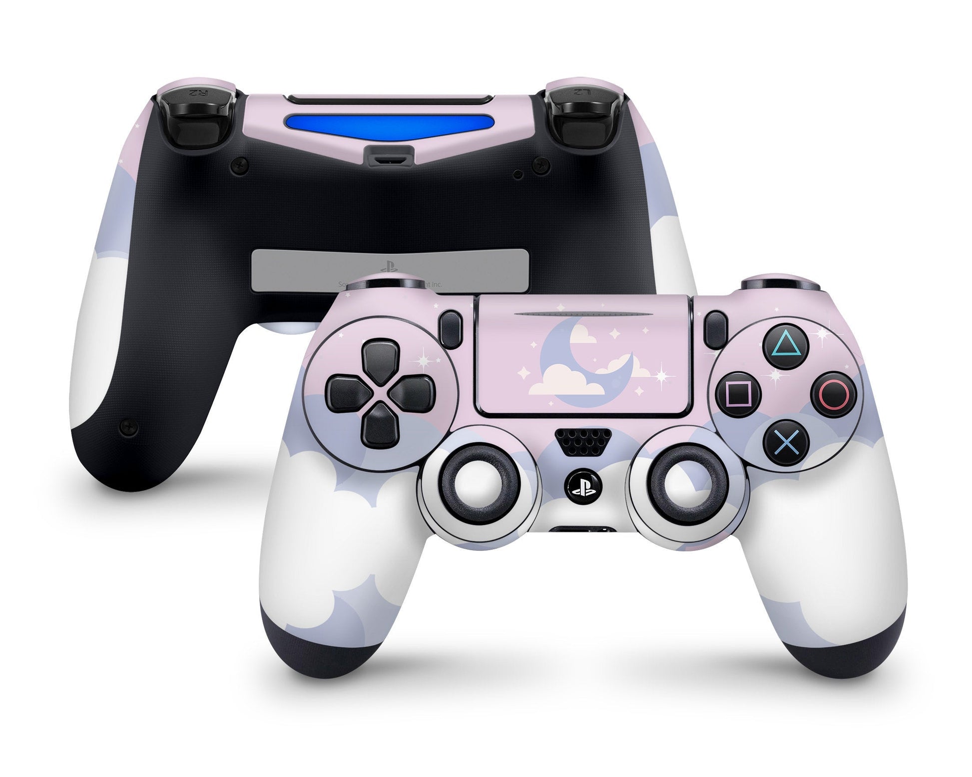 Lux Skins PS4 Controller Dreamy Pastel CloudsSkins - Art Clouds Skin