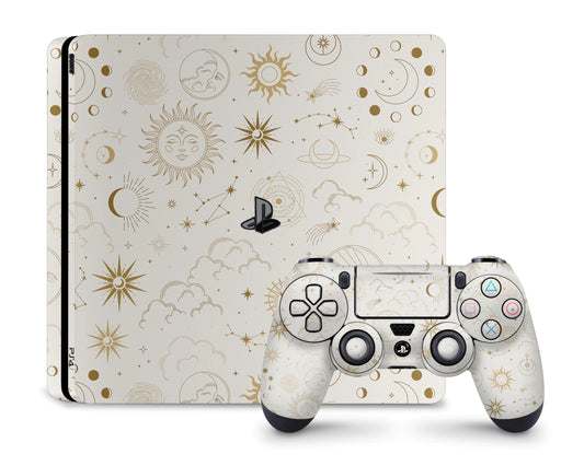 Lux Skins PS4 Constellation Stargazing Day PS4 Skins - Pattern Galaxy Skin