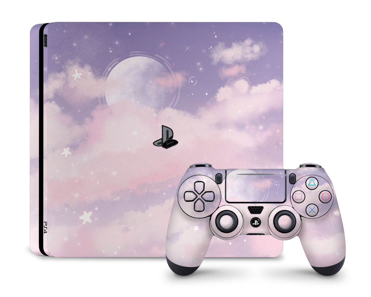 Lux Skins PS4 Purple Clouds PS4 Skins - Art Clouds Skin