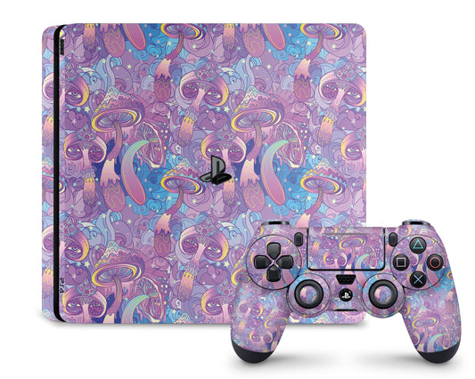 Lux Skins PS4 Psychedelic Mushroom PS4 Skins - Art Artwork Skin