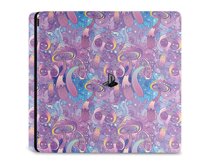 Lux Skins PS4 Psychedelic Mushroom PS4 Skins - Art Artwork Skin