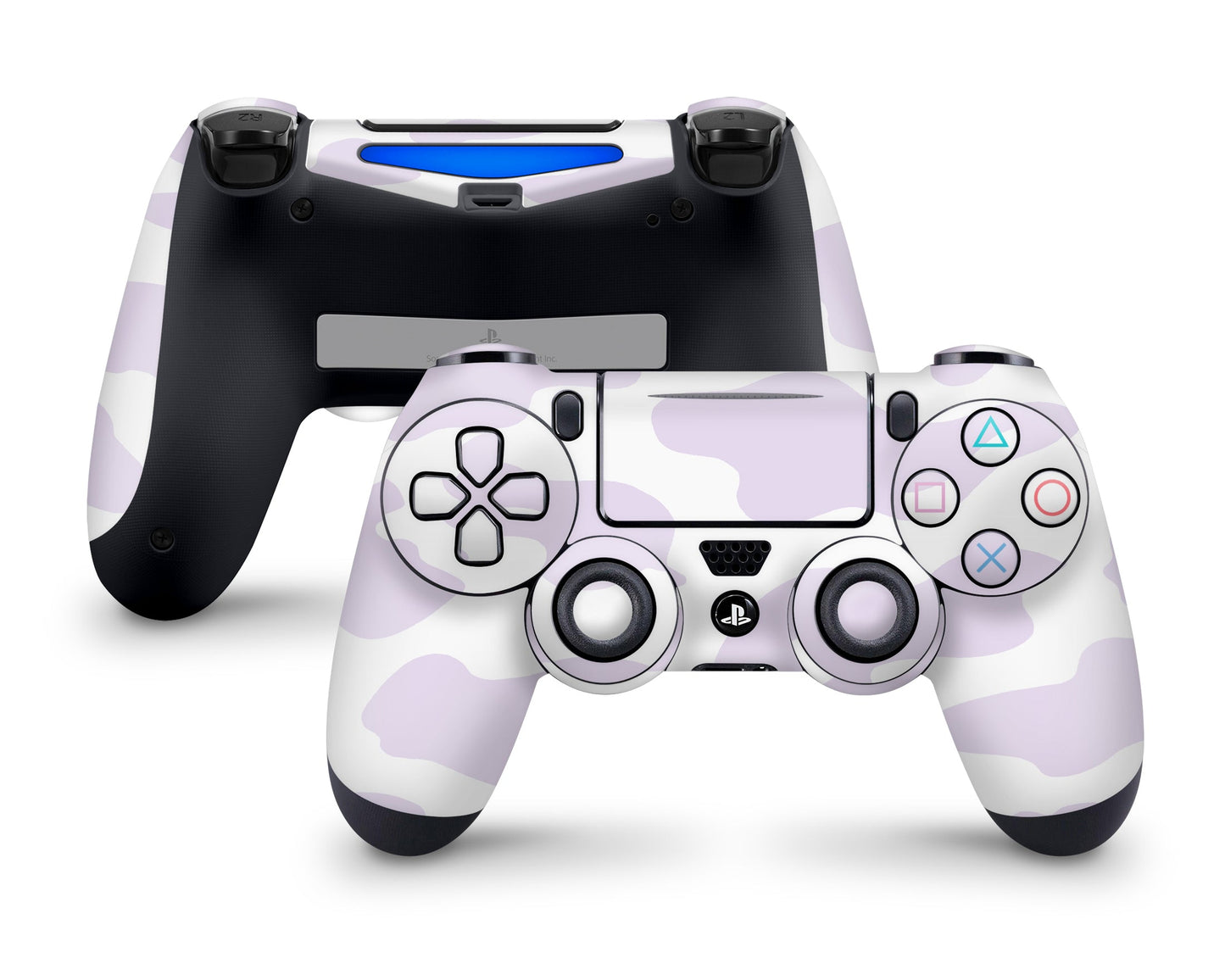 Lux Skins PS4 Controller Purple Cow PrintSkins - Art Animals Skin