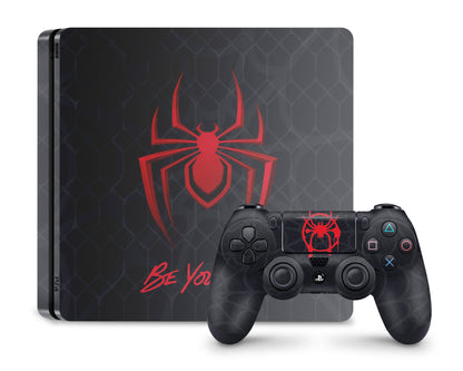 Lux Skins PS4 Spiderman Miles Morales PS4 Skins - Pop culture Spiderman Skin