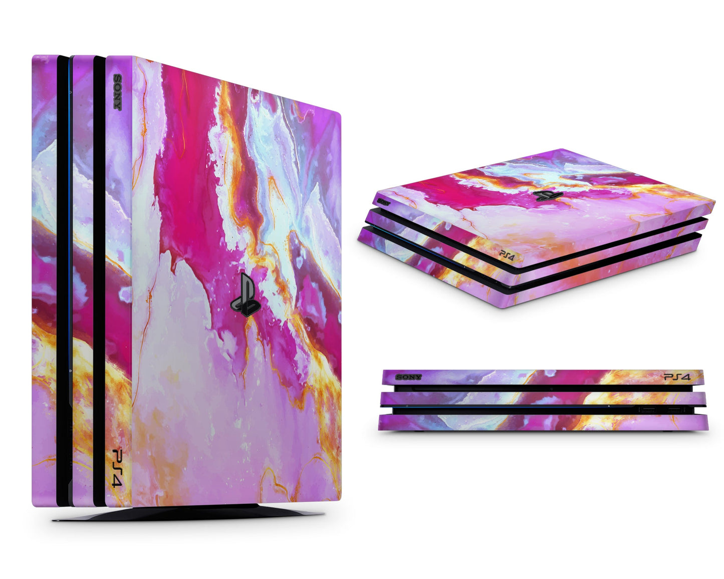 Lux Skins PS4 Ethereal Pastel Pink Marble PS4 Skins - Pattern Marble Skin